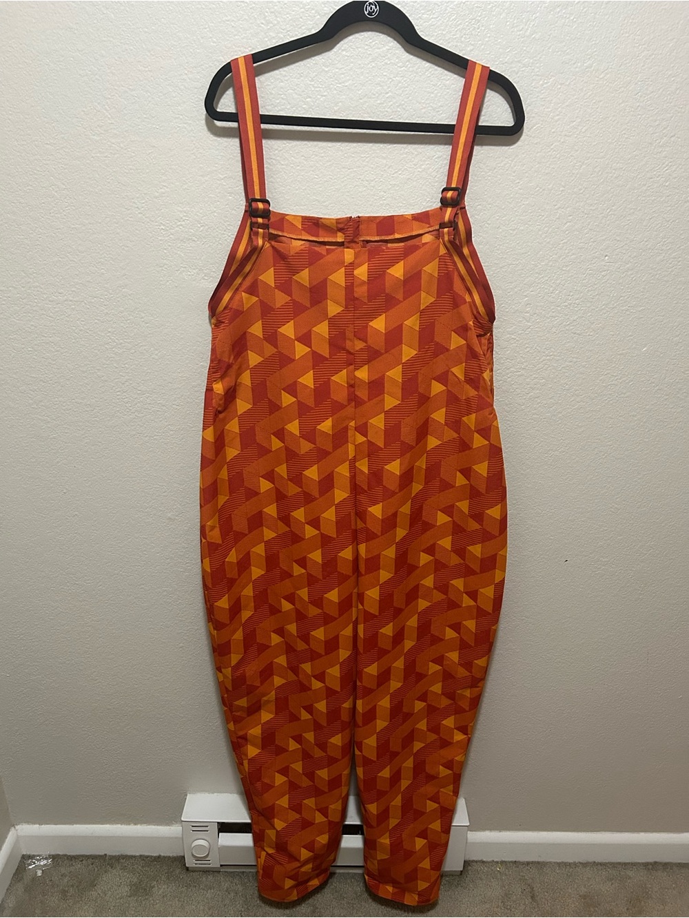 Nike x Serena Williams Design Crew Tennis Jumpsuit Cinnabar/Gold Geometric L - Picture 6 of 10